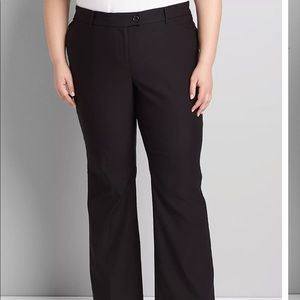 Lane Bryant black boot cut Allie pants in 18